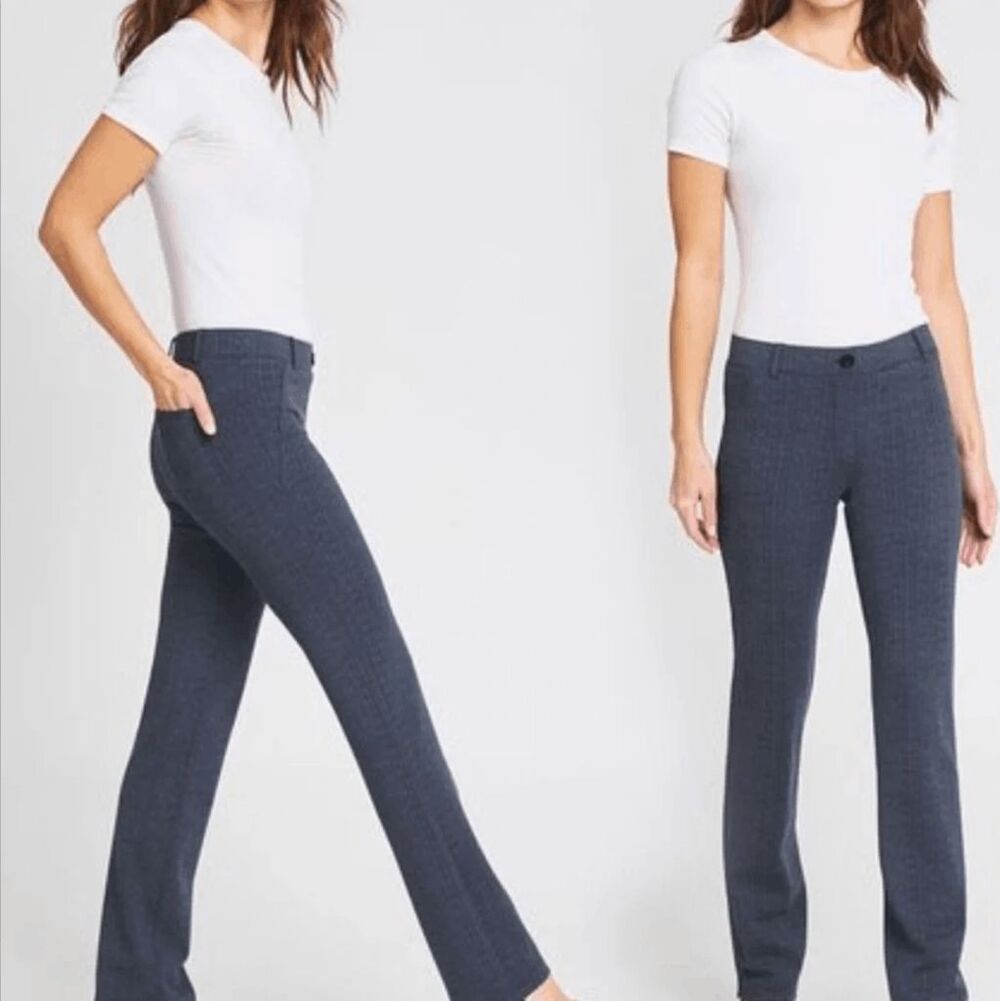 Betabrand Marine Lynen Bootcut Two Pocket Dress Pant Yoga Pants XL Short Petite